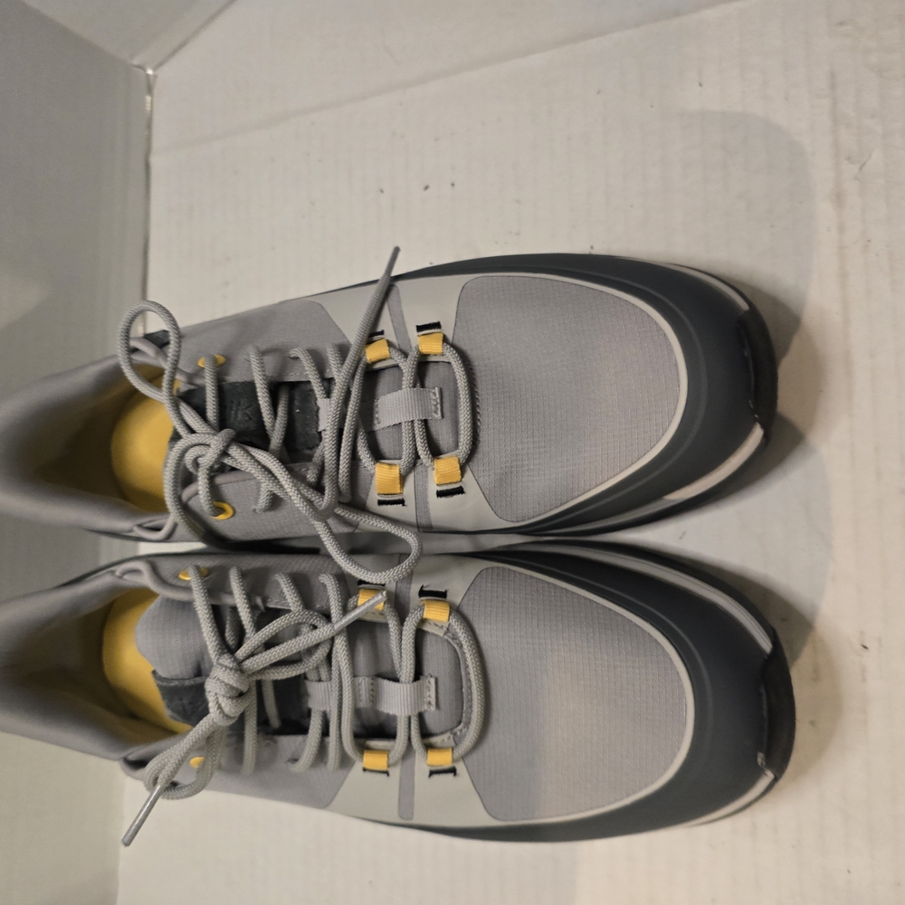 Gray and Yellow Athletic‎ Shoes Sporty Design